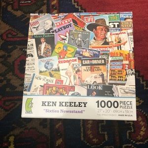 Sixties newsstand 1000 piece puzzle